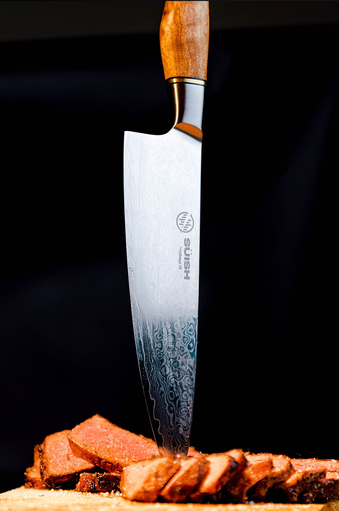 Un cuchillo damasco no puede faltar en tu cocina y tu parrilla, cuchillo para carne profesional de parrilleros 