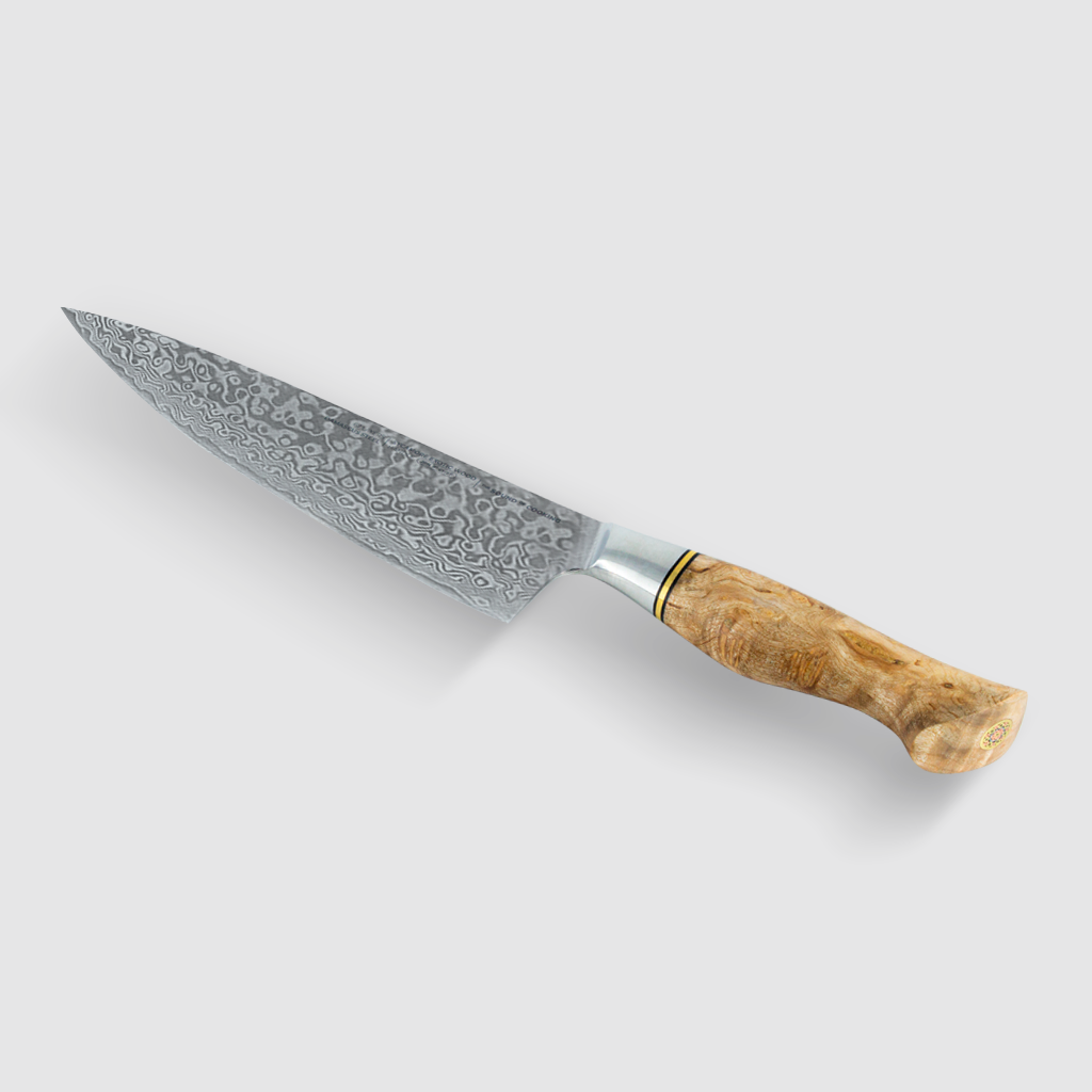Cuchillo Chef Acero Damasco - Colección DARKNIFE – All Right Chef